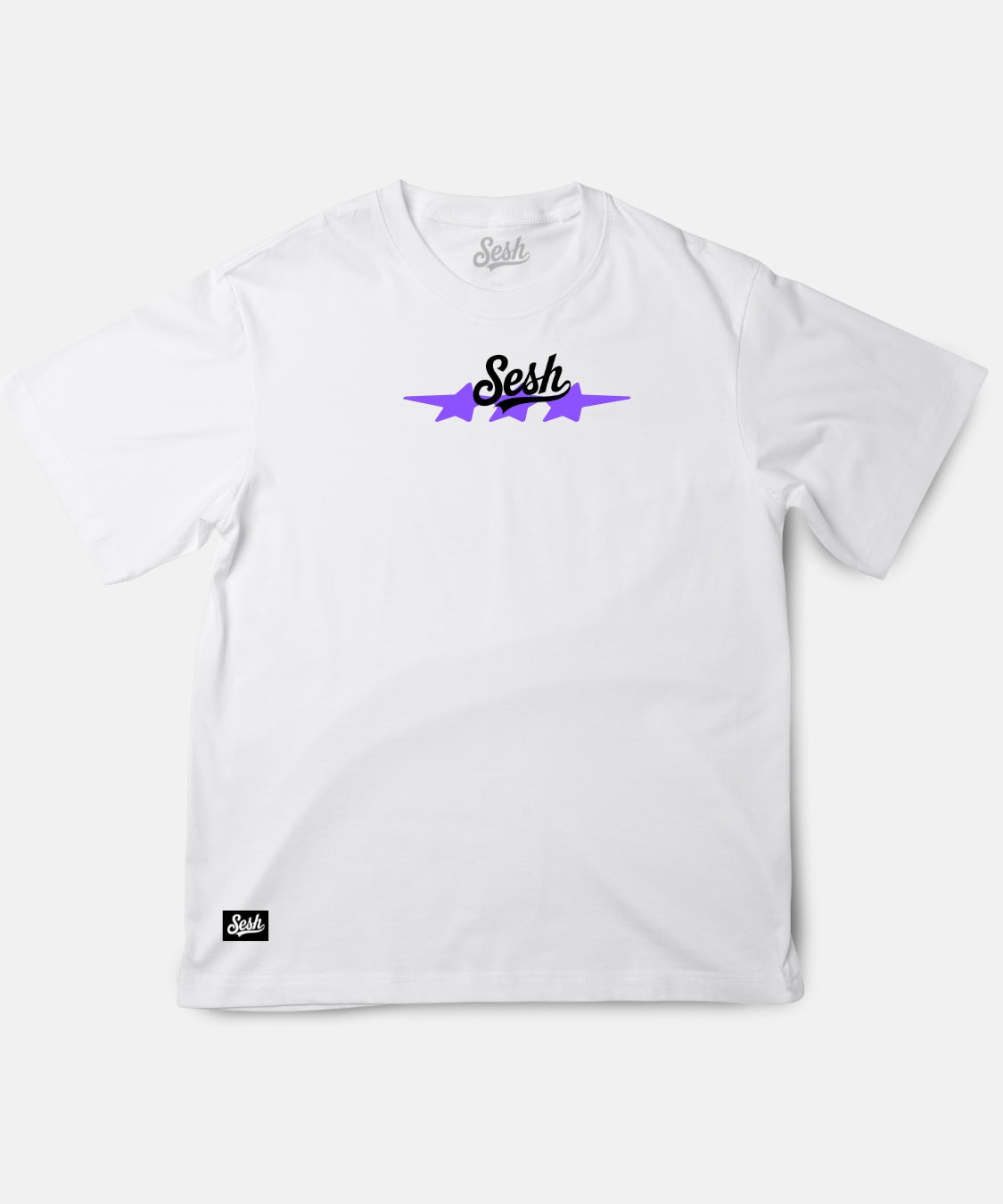 Polera 3 Stars SESH – detalle estampado