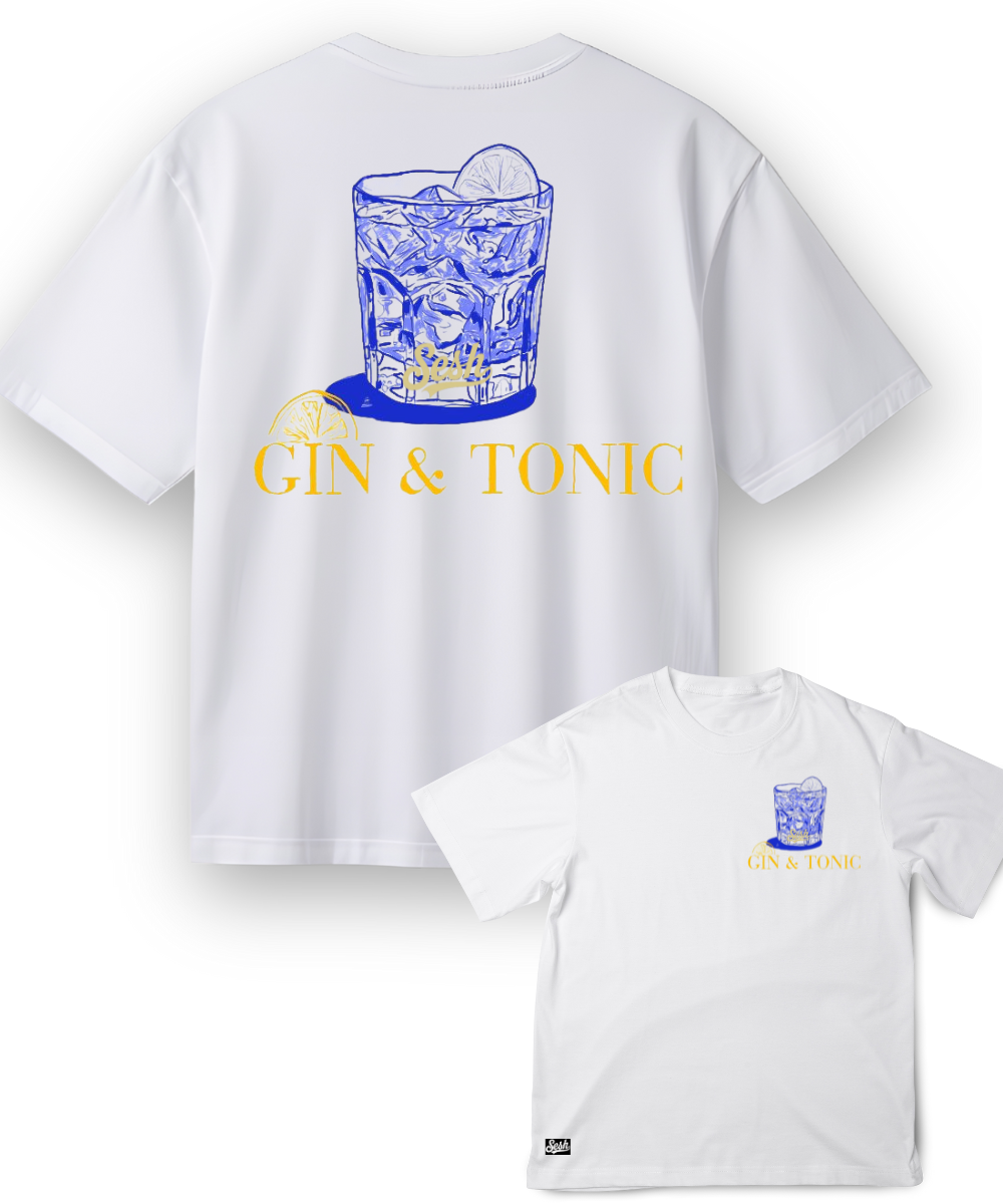 Polera Gin & Tonic Blanca SESH | Polera Oversize Verano Chile