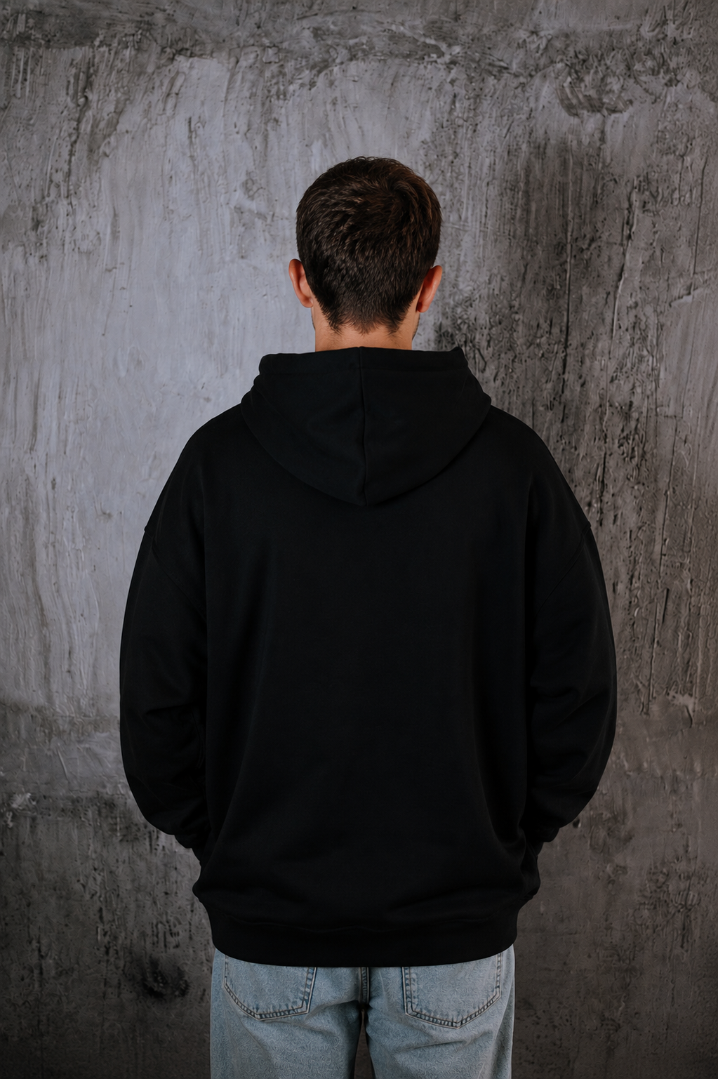 Poleron Negro star | Regular Fit