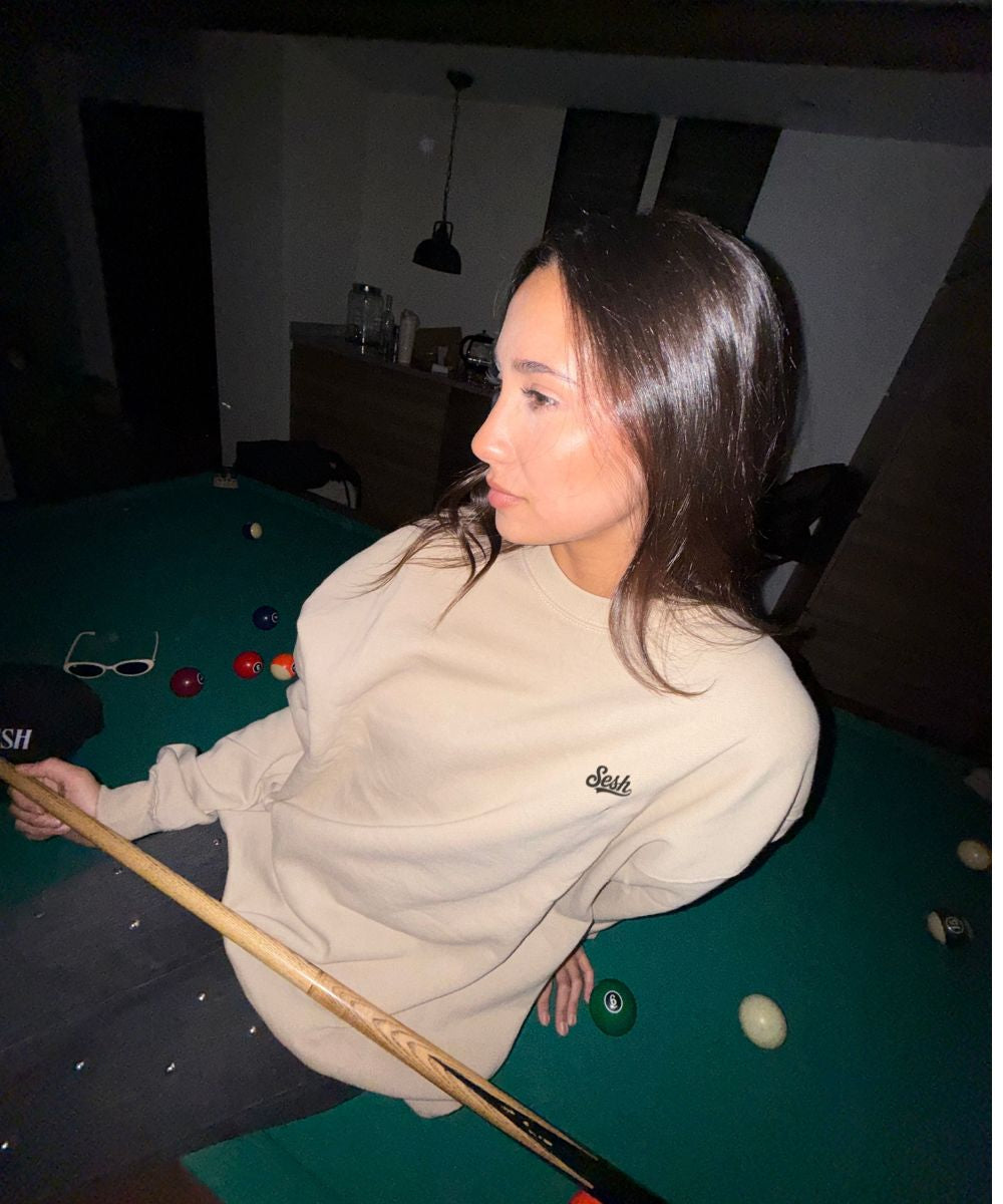 NV25 POLERON CREW NECK SAND