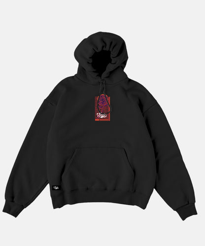 Polerón Rosa Oversize SESH – modelo lateral