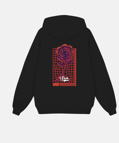 Polerón Rosa Oversize SESH – modelo