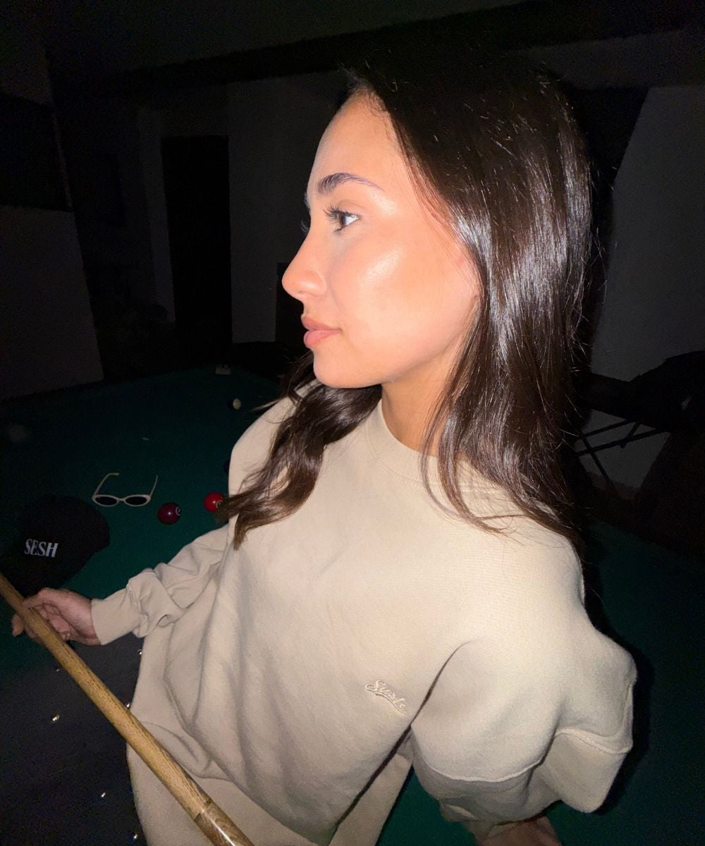 NV25 POLERON CREW NECK SAND