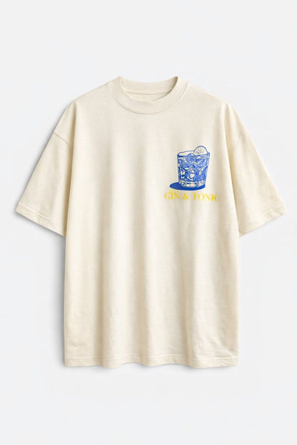 Polera Oversize Gin & Tonic SESH – modelo