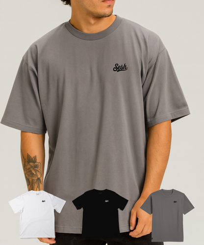 Polera Bordada Classic SESH | Polera Logo Oversize Chile