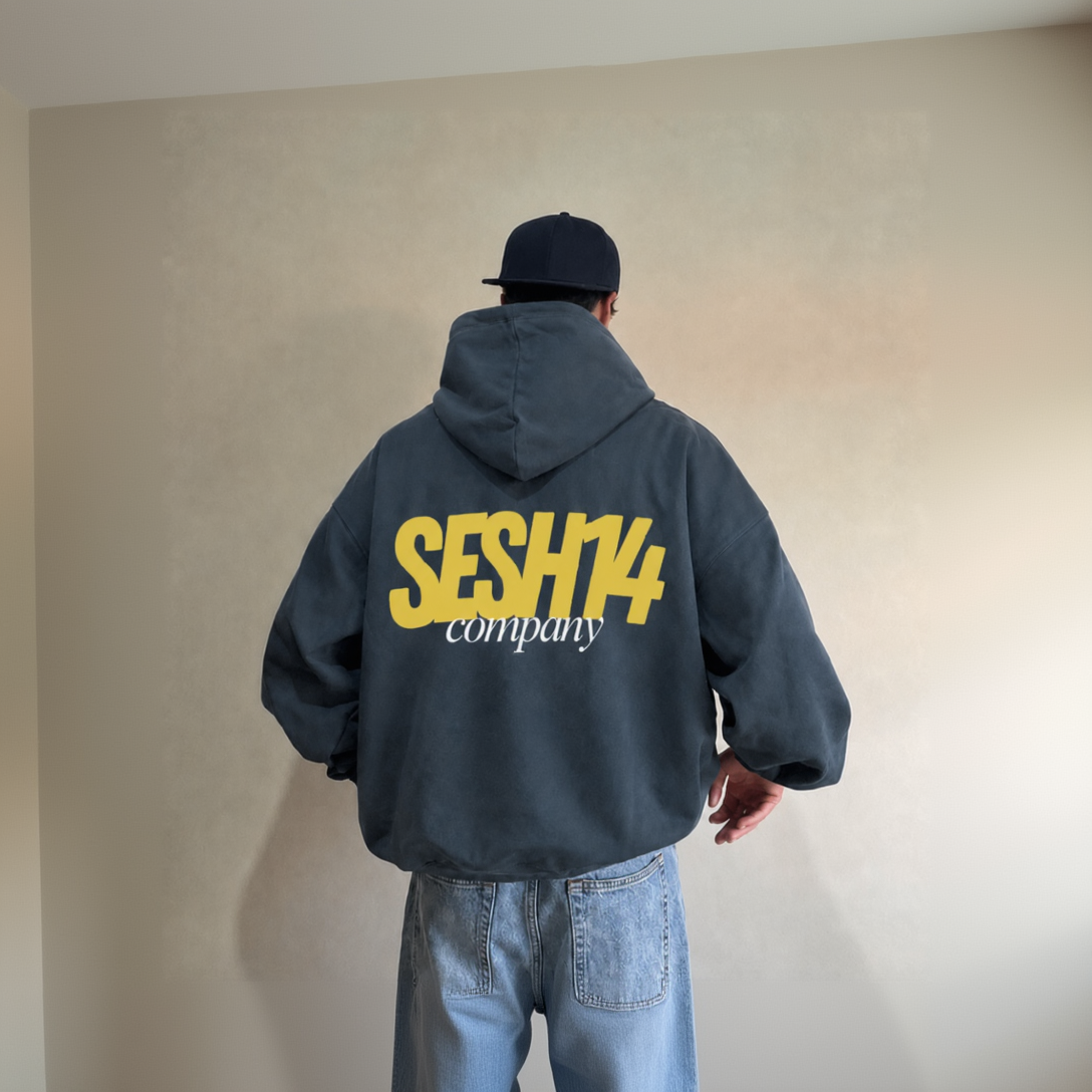 Polerón Gris SESH14 — Boxy