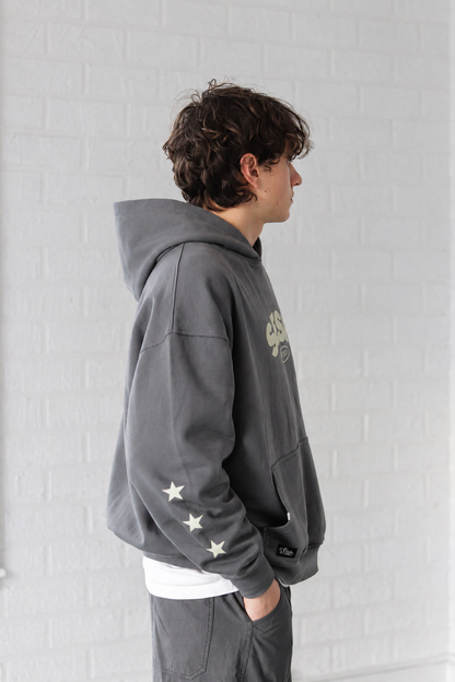 Poleron Gris Sesh Star | Boxyfit