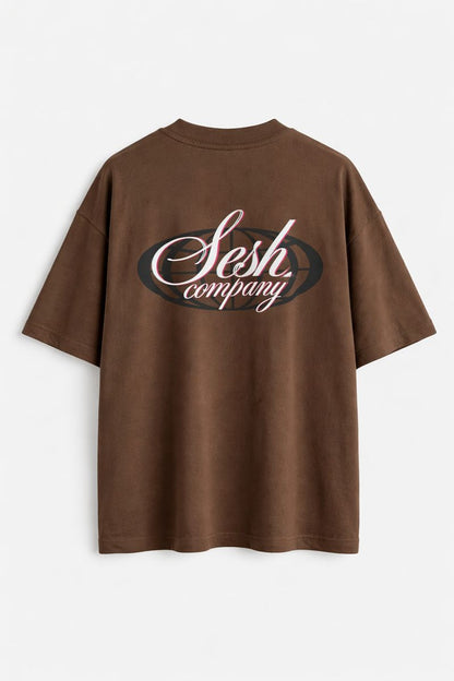 Polera Oversize Chocolate SC SESH | Heavy Cotton 250g Chile