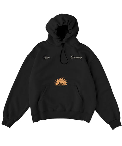 Polerón Sun Negro SESH | Hoodie Outdoor Streetwear Chile