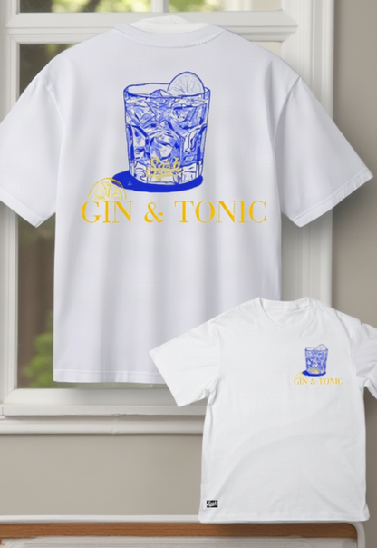 Polera Gin & Tonic Blanca — Regular