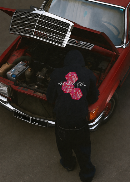 Promo Dado Rosa | Poleron + polera + lanyard