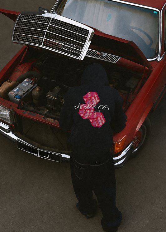 Promo Dado Rosa | Poleron + polera + lanyard