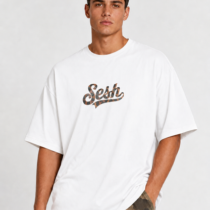 Polera Print Blanca — Regular