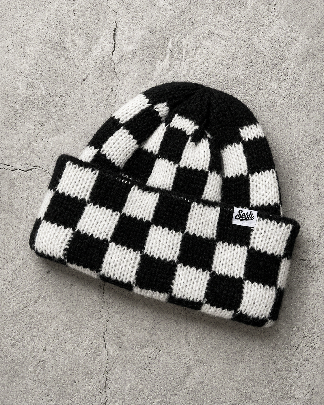 GORRO NEGRO/BLANCO