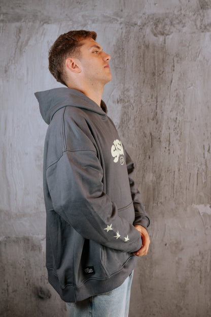 Poleron Gris Sesh Star | Boxyfit