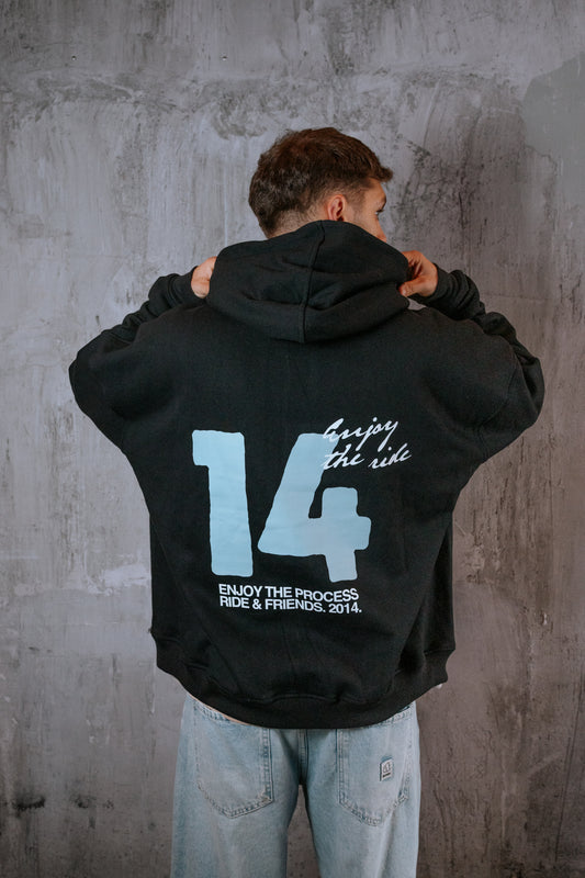 Poleron Negro R&F 14 | Regular Fit