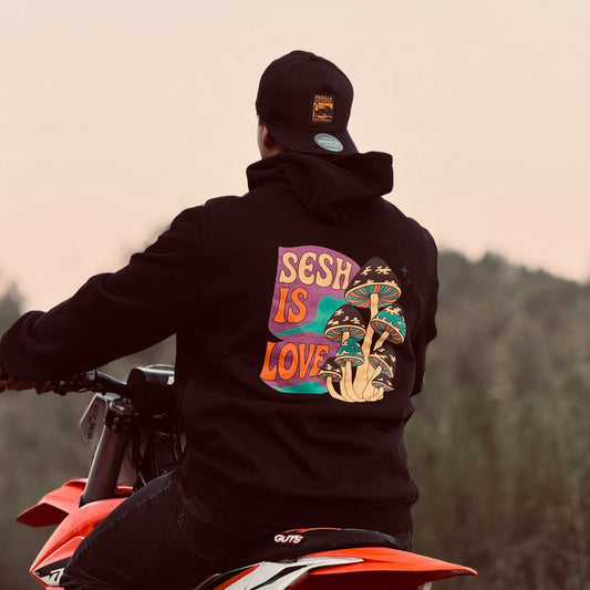 Polerón Love Mushrooms – SESH | Hoodie Estampado Oversize