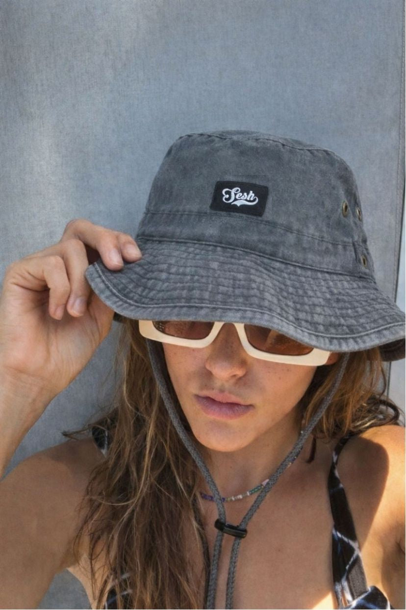 SOMBRERO PESCADOR GRIS OSCURO