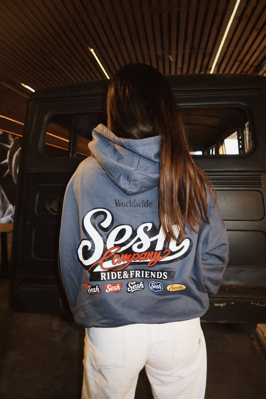 Polerón Gris Mujer — Boxy Mujer