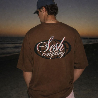 Polera Oversize Chocolate SC SESH – modelo