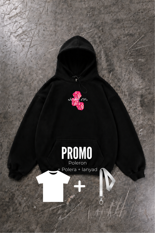 PROMO Poleron+Polera+lanyard
