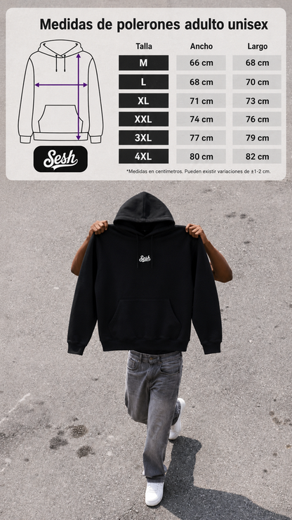 Polerón Rosa Oversize — Regular